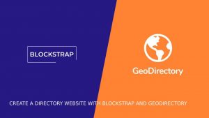 create directory blockstrap geodirectory tutorial